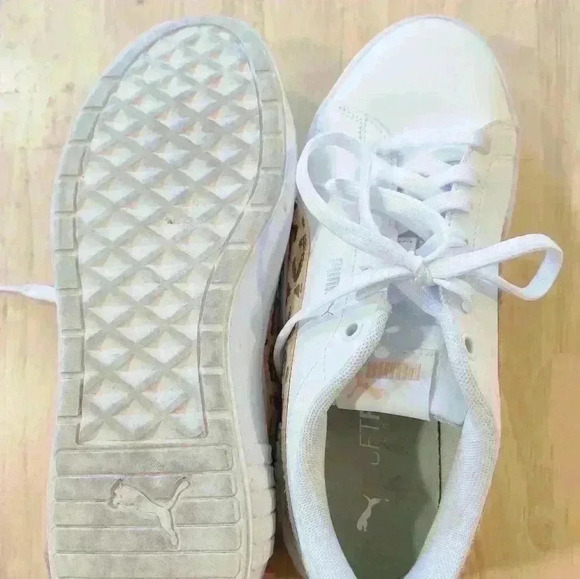 PUMA Smash Platform Leopard Women's 9 Shoes - Picture 5 of 6